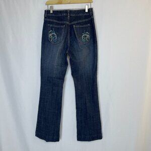 Chico's Platinum Jeans size 0 Reg Straight Leg Mid-Rise US size 4